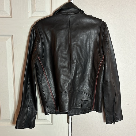 Joe's Jeans Collection Heavy Leather Jacket - Picture 2 of 11